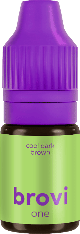Permanentni pigment BROVI Cool Dark Brown ONE