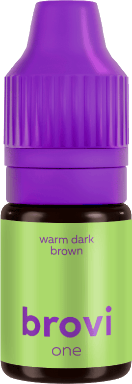 Permanentni pigment BROVI Warm Dark Brown ONE